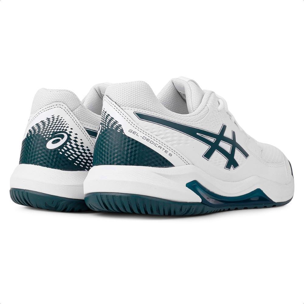 image:imageAsics Mens GelDedicate 8 Tennis Shoes104 WhiteSaxon Green