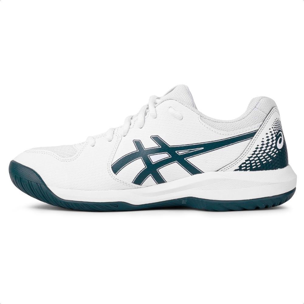image:imageAsics Mens GelDedicate 8 Tennis Shoes104 WhiteSaxon Green