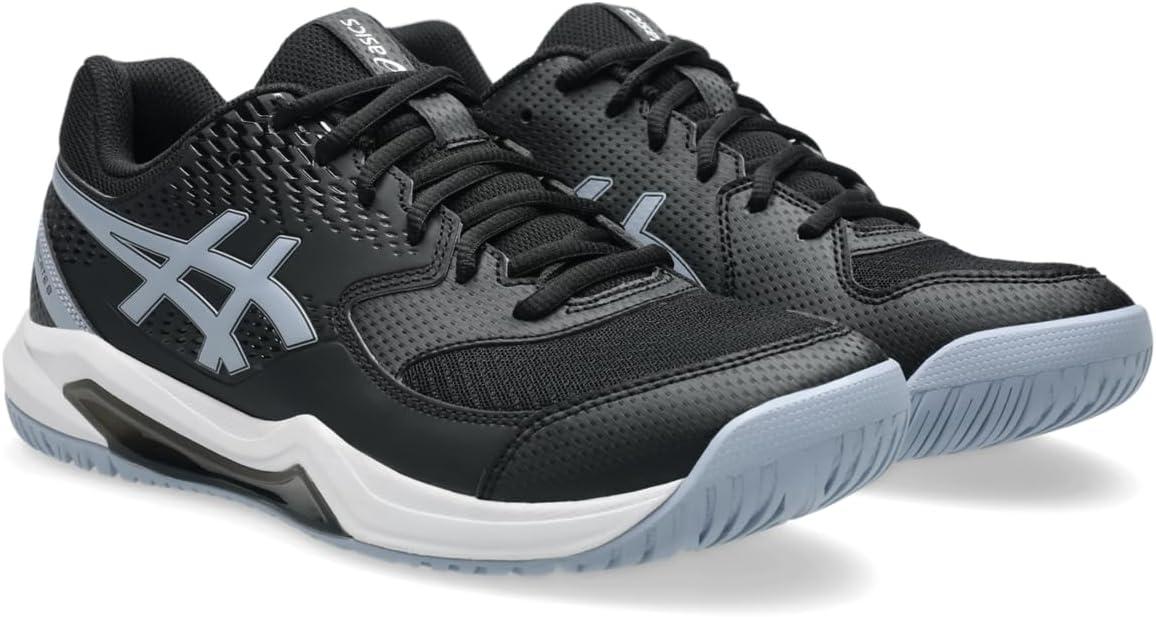 image:imageAsics Mens GelDedicate 8 Tennis ShoesBlackGrey Blue