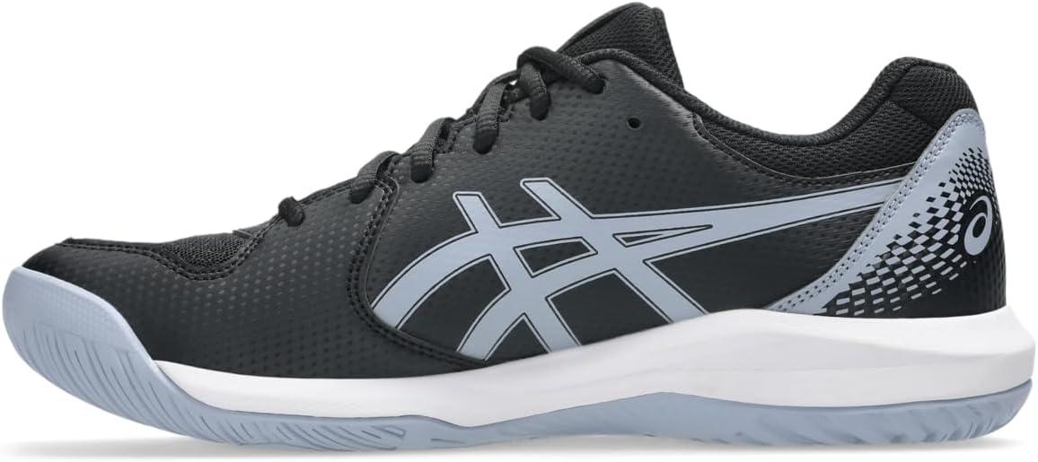 image:imageAsics Mens GelDedicate 8 Tennis ShoesBlackGrey Blue