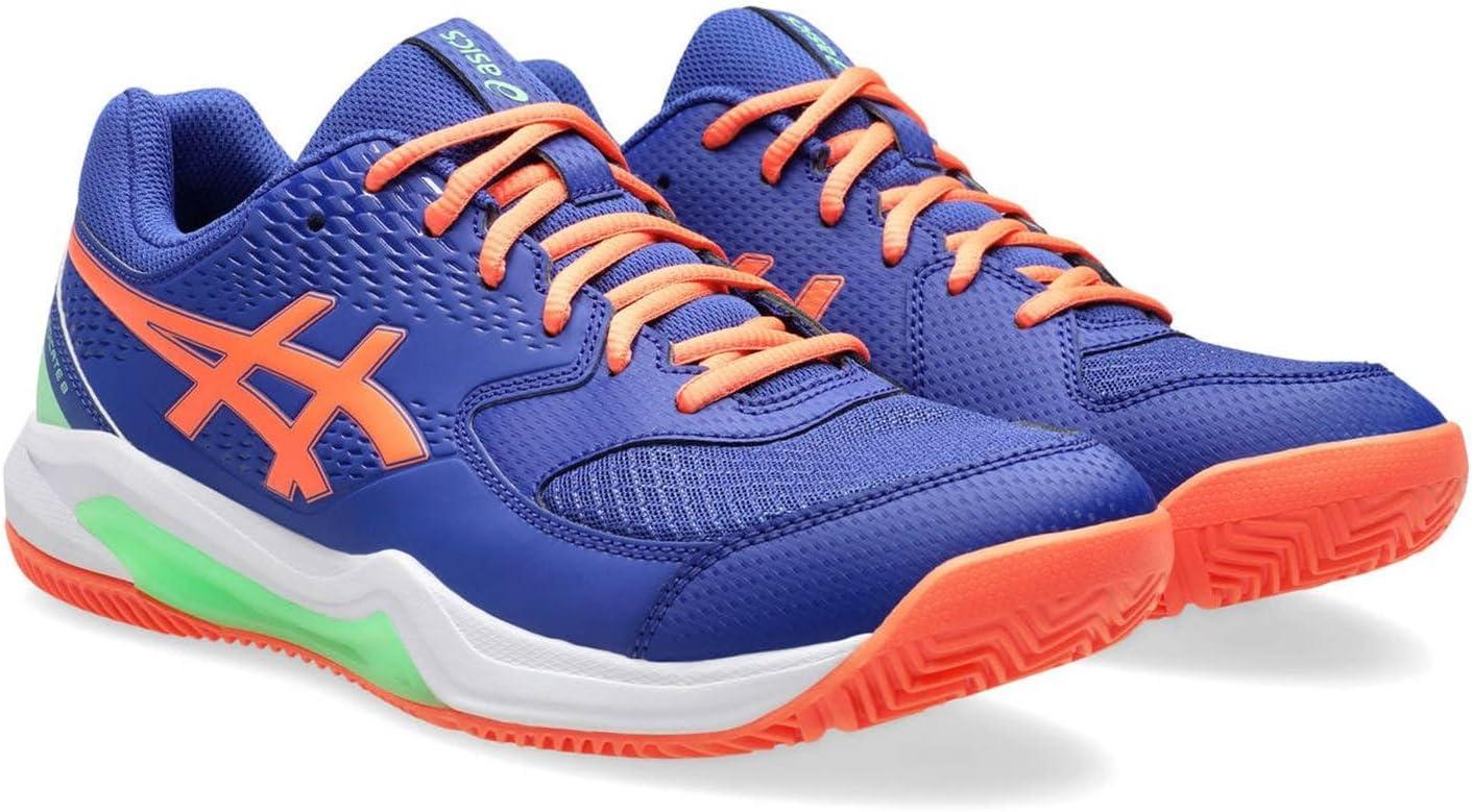 image:imageAsics Mens GelDedicate 8 Tennis ShoesDark Cobalt Vivid Coral