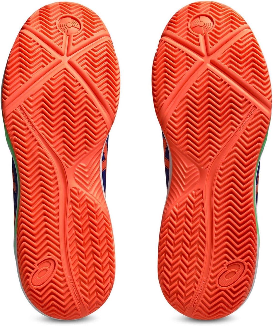 image:imageAsics Mens GelDedicate 8 Tennis ShoesDark Cobalt Vivid Coral