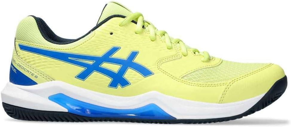 image:imageAsics Mens GelDedicate 8 Tennis ShoesGlow Yellow Illusion Blue