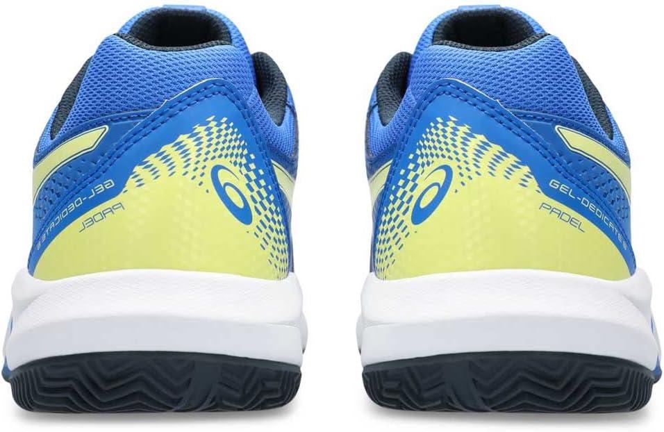 image:imageAsics Mens GelDedicate 8 Tennis ShoesIllusion Blue Glow Yellow