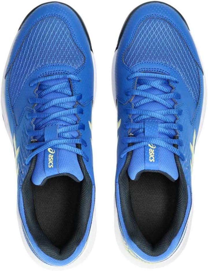 image:imageAsics Mens GelDedicate 8 Tennis ShoesIllusion Blue Glow Yellow