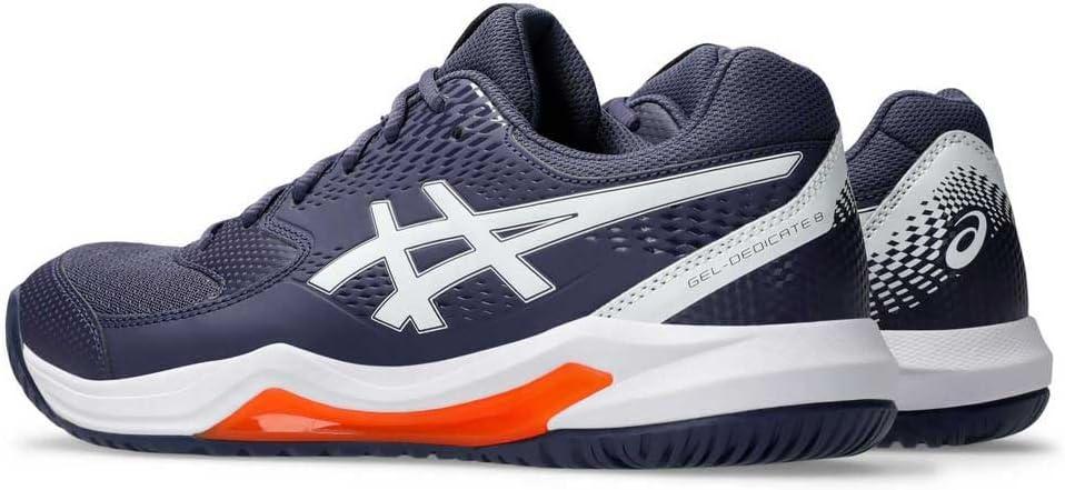 image:imageAsics Mens GelDedicate 8 Tennis ShoesIndigo Fog White