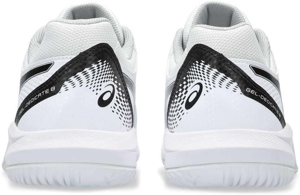image:imageAsics Mens GelDedicate 8 Tennis ShoesWhite Black