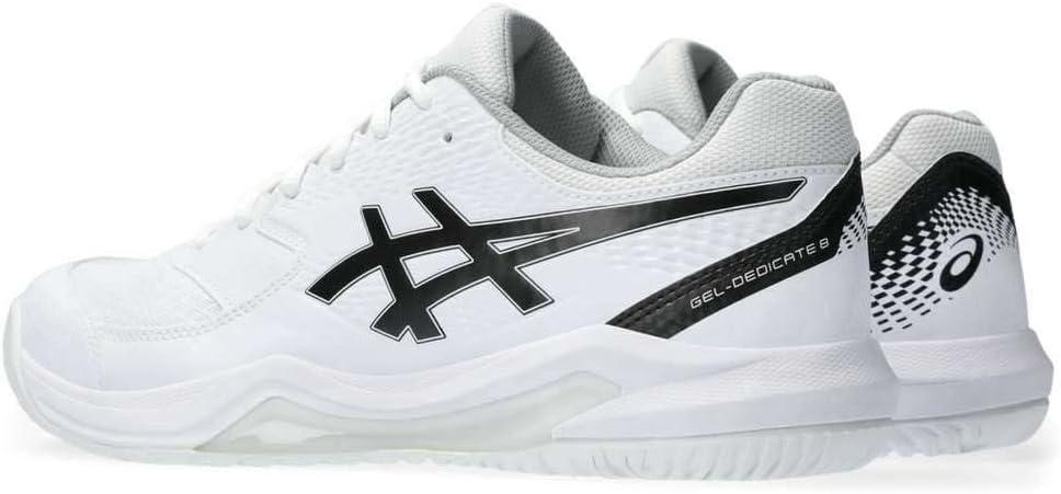 image:imageAsics Mens GelDedicate 8 Tennis ShoesWhite Black