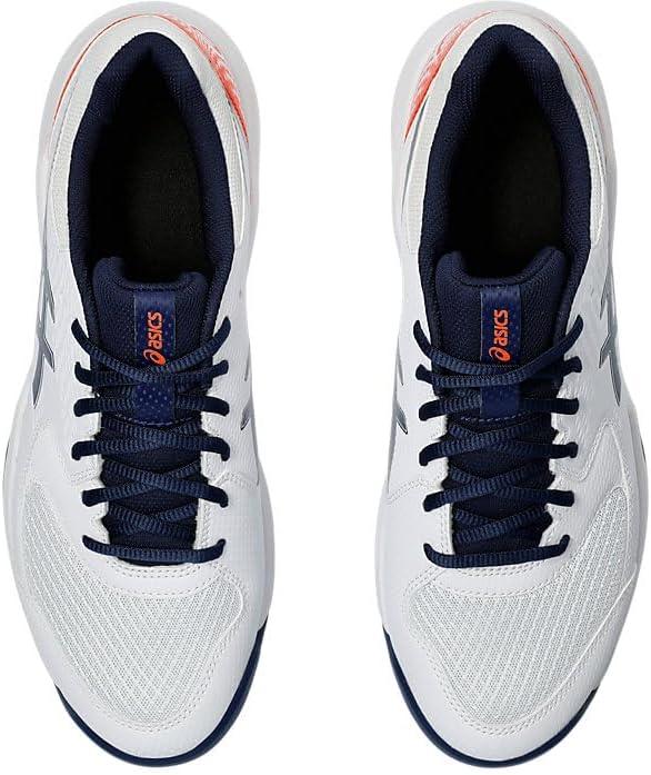 image:imageAsics Mens GelDedicate 8 Tennis ShoesWhite Blue Expanse