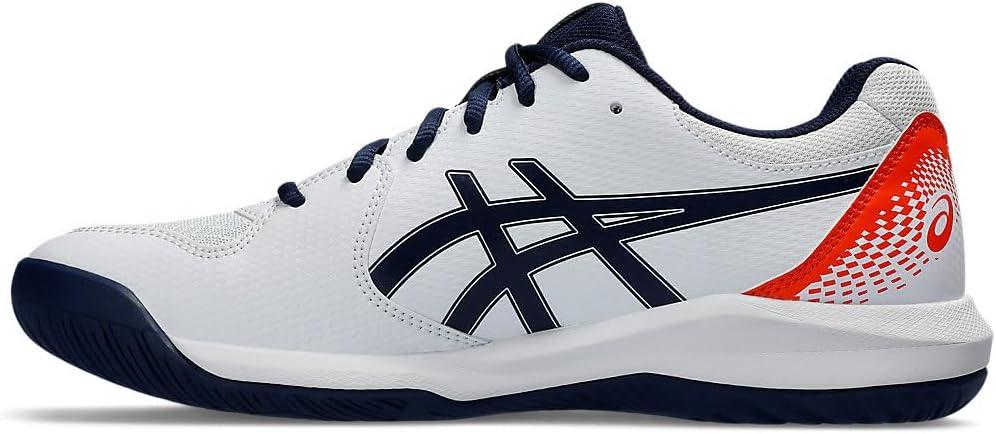 image:imageAsics Mens GelDedicate 8 Tennis ShoesWhite Blue Expanse