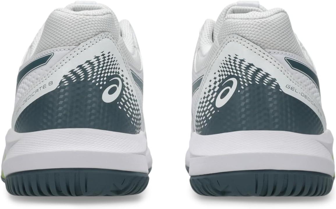 image:imageAsics Mens GelDedicate 8 Tennis ShoesWhiteIronclad