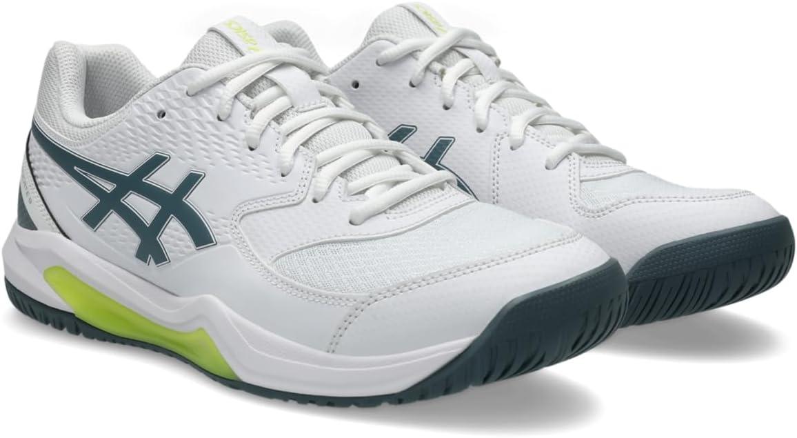 image:imageAsics Mens GelDedicate 8 Tennis ShoesWhiteIronclad