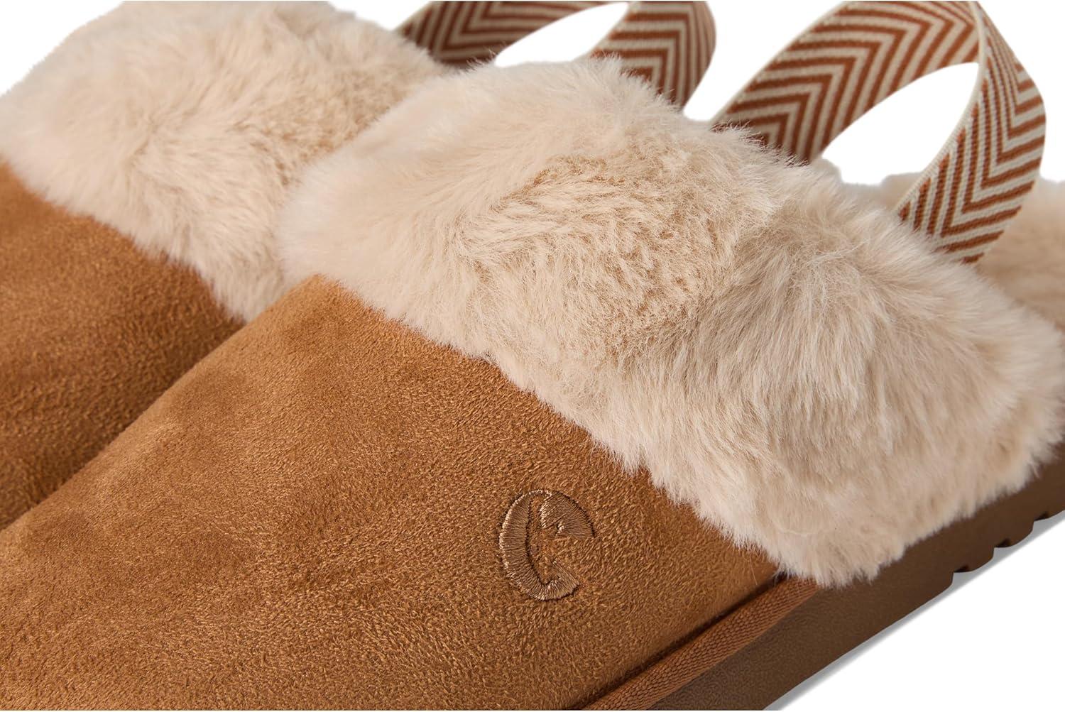 image:imageBILLY Footwear Womens Billy Cozy Sling Scuff SlipperChestnut