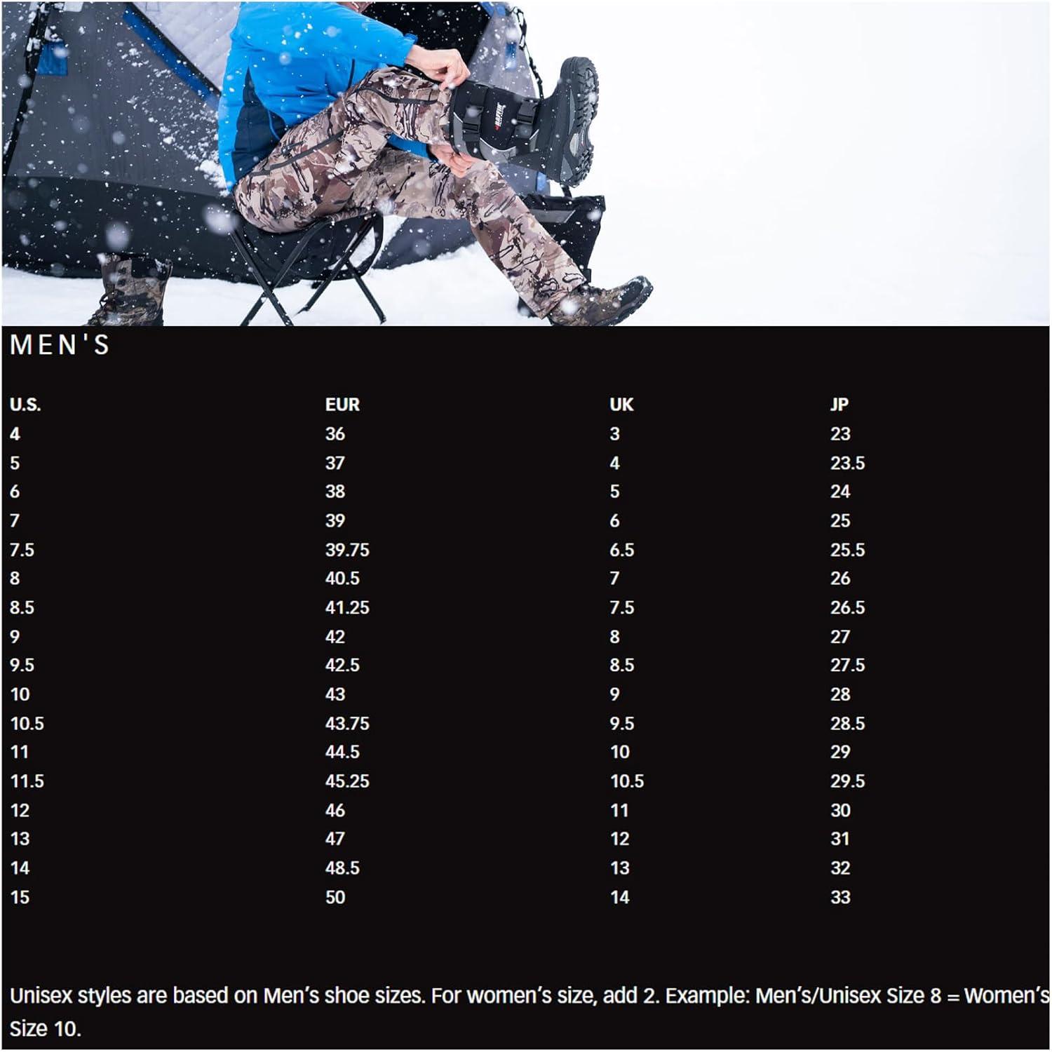 image:imageBaffin Mens TAVERN Waterproof Warm Insulated Soft Comfortable Lightweight ColdWeather Winter Ankle Boots Northern RatedBrown