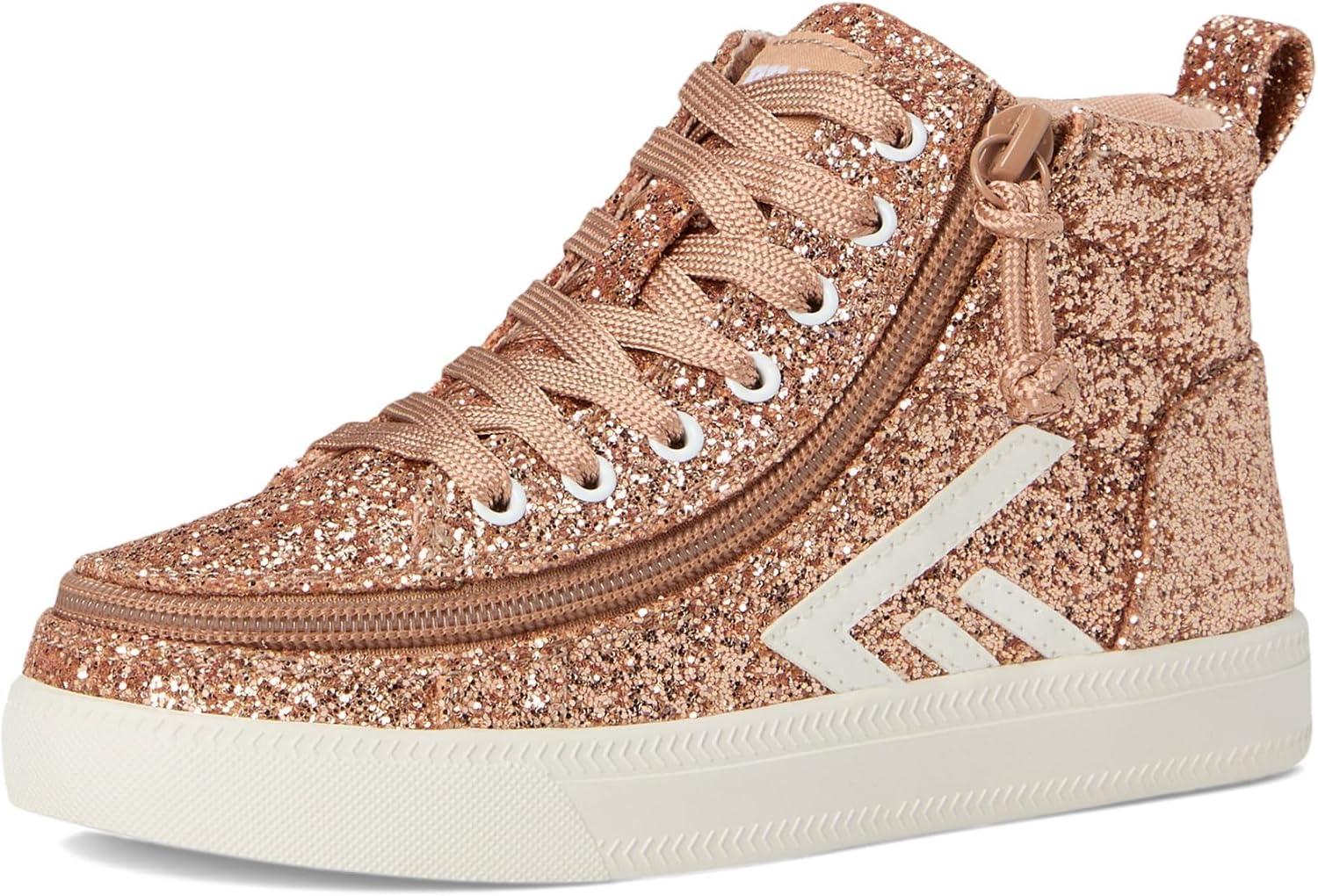 image:imageBilly Footwear UnisexChild Billy Cs High Top Big KidLittle KidRose Gold Glitz