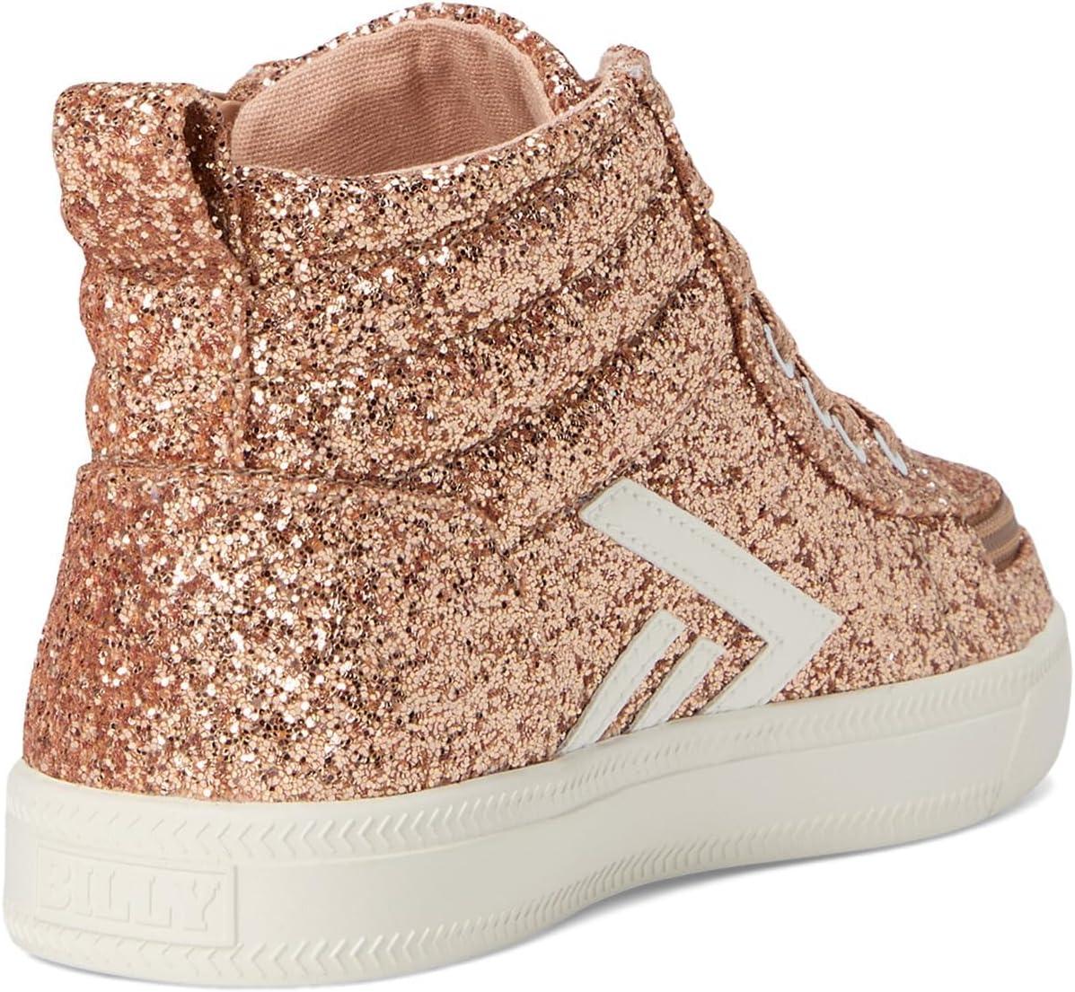 image:imageBilly Footwear UnisexChild Billy Cs High Top Big KidLittle KidRose Gold Glitz