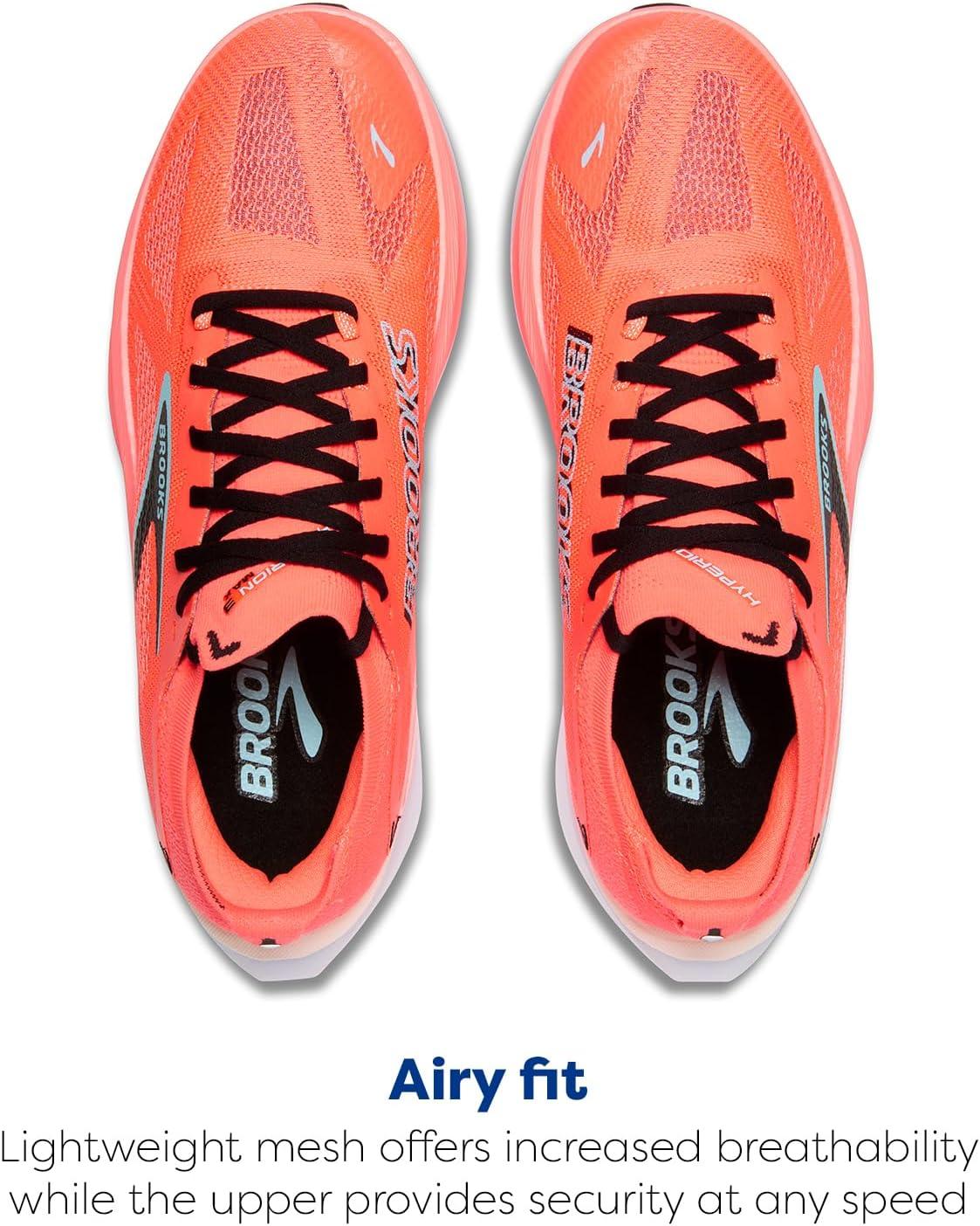 image:imageBrooks Mens Hyperion Max 3 Neutral Running ShoeFiery CoralBlackAtomizer