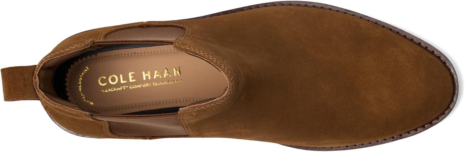 image:imageCole Haan mens Judson Grand ChelseaSpiced Brown SuedeRaven Water Resistant