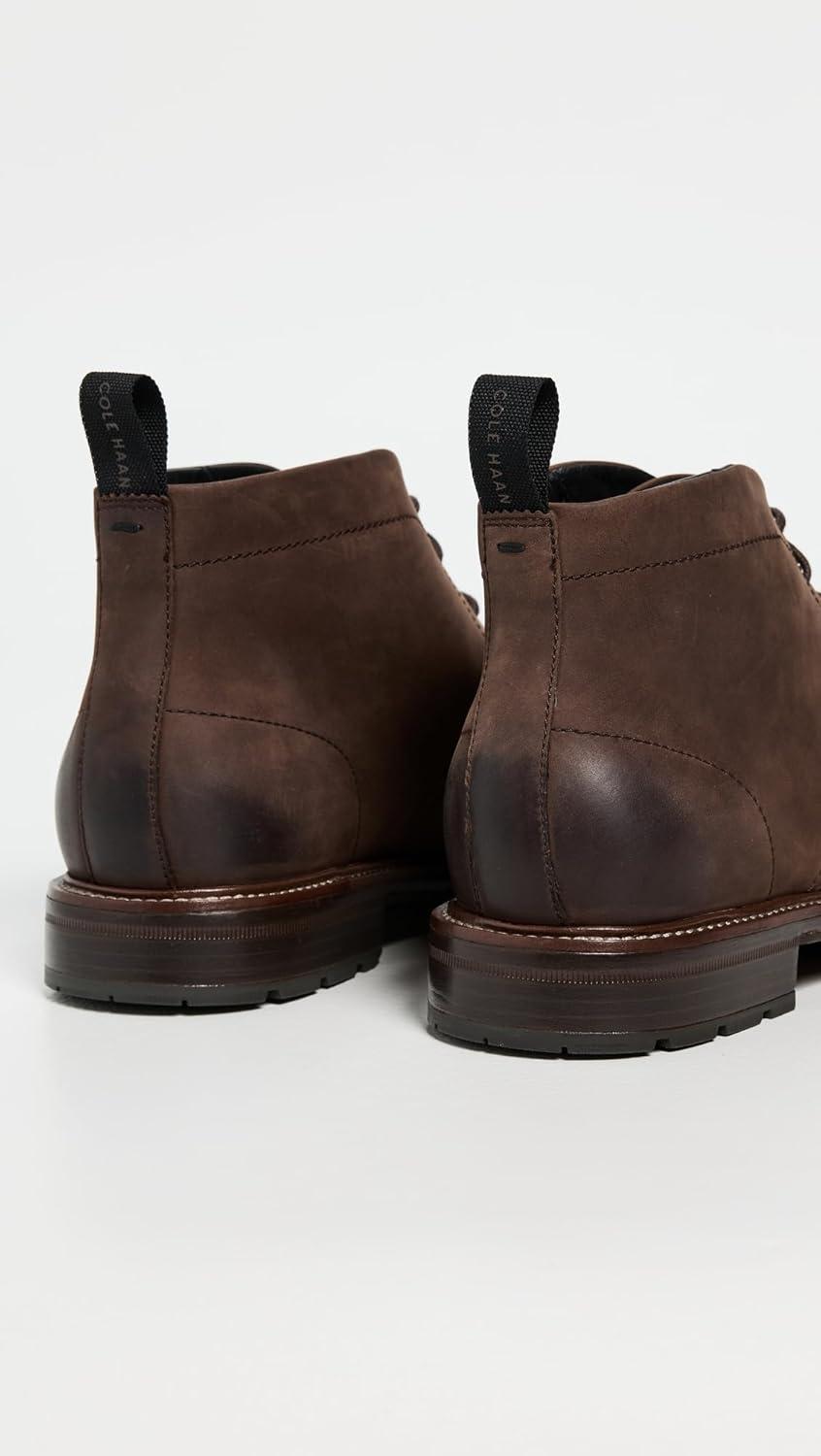 image:imageCole Haan mens Roundhill Grand ChukkaDark Chocolate Nubuck Waterproof