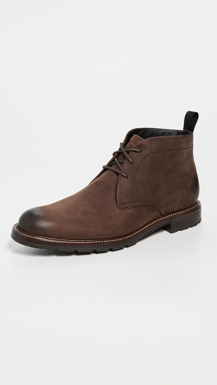 image:imageCole Haan mens Roundhill Grand ChukkaDark Chocolate Nubuck Waterproof