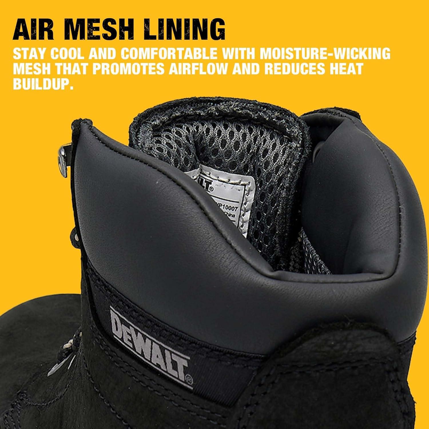 image:imageDEWALT Plasma Mens Leather Steel Toe Industrial amp Construction Safety Work BootBlack