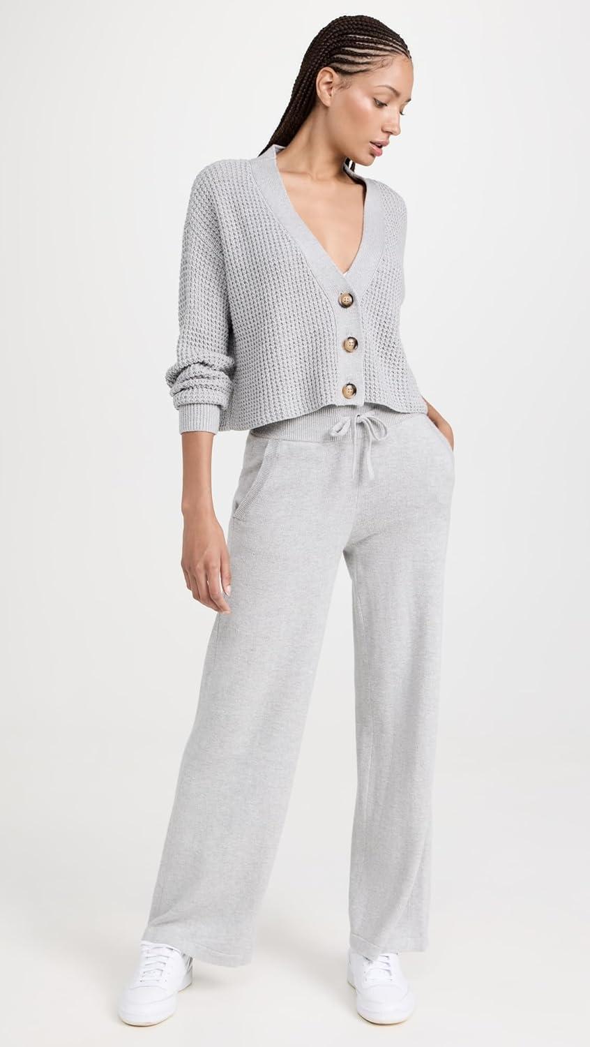 image:imageEberjey Womens Recycled Sweater PantsHeather Grey