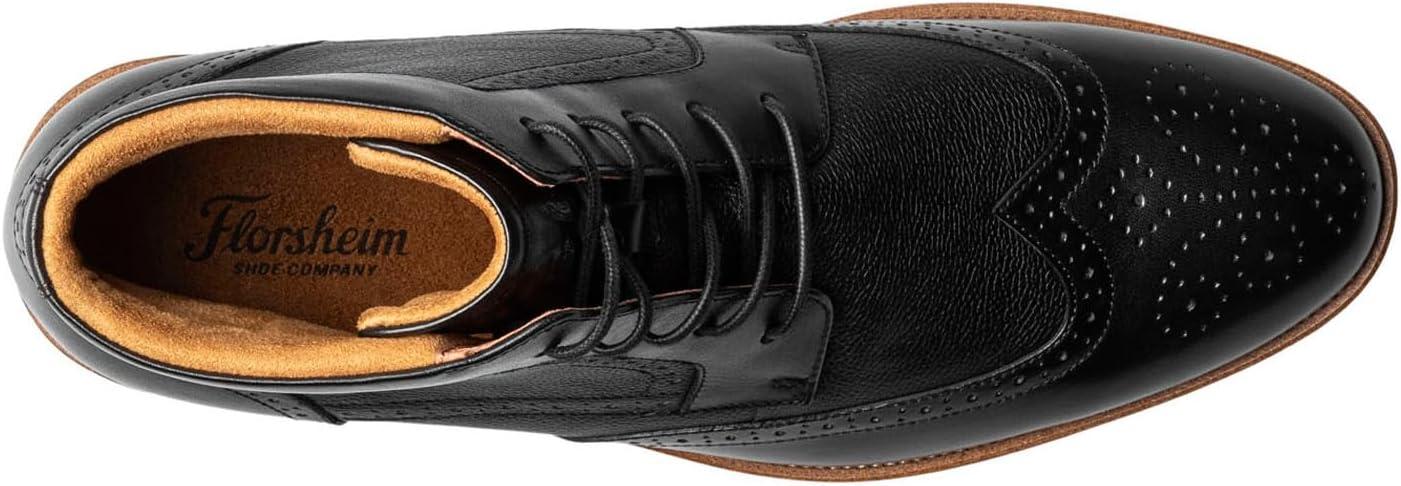 image:imageFlorsheim Mens Rucci Wingtip Lace BootBlack