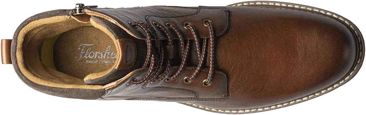 image:imageFlorsheim mens Norwalk Plain Toe Laceup BootCognac Smooth Leather