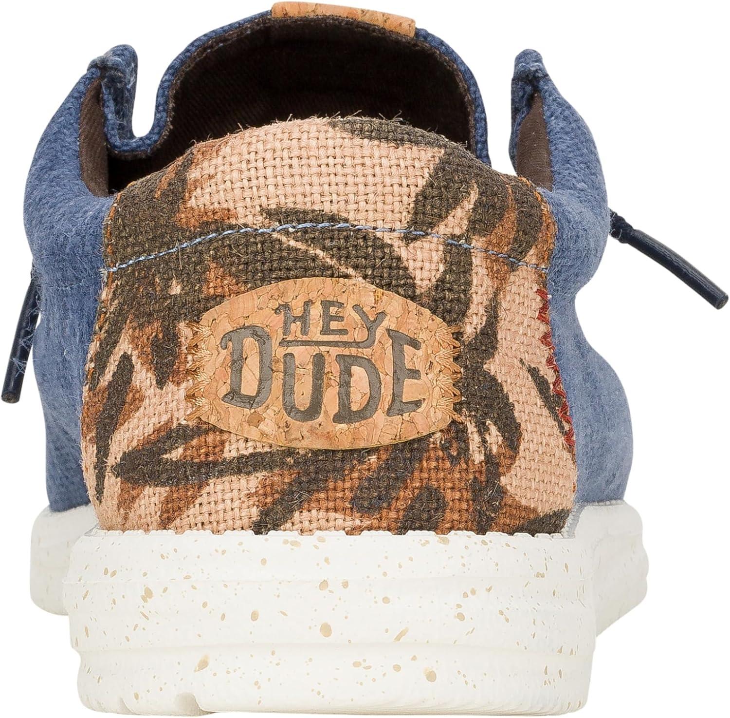 image:imageHEYDUDE Mens Wally Palm JuteNavy BlazerChili Red