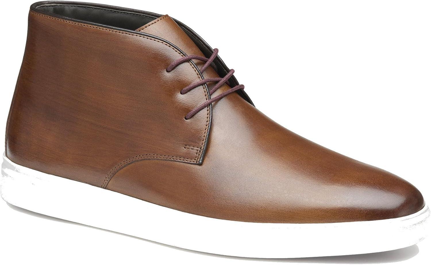 image:imageJohnston amp Murphy Mens Brody ChukkaBrown Handstained Calfskin