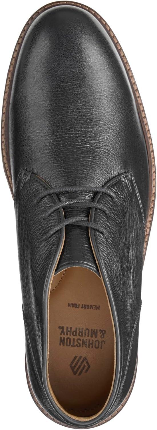 image:imageJohnston amp Murphy Mens Calder Chukka BootBlack Tumbled Full Grain