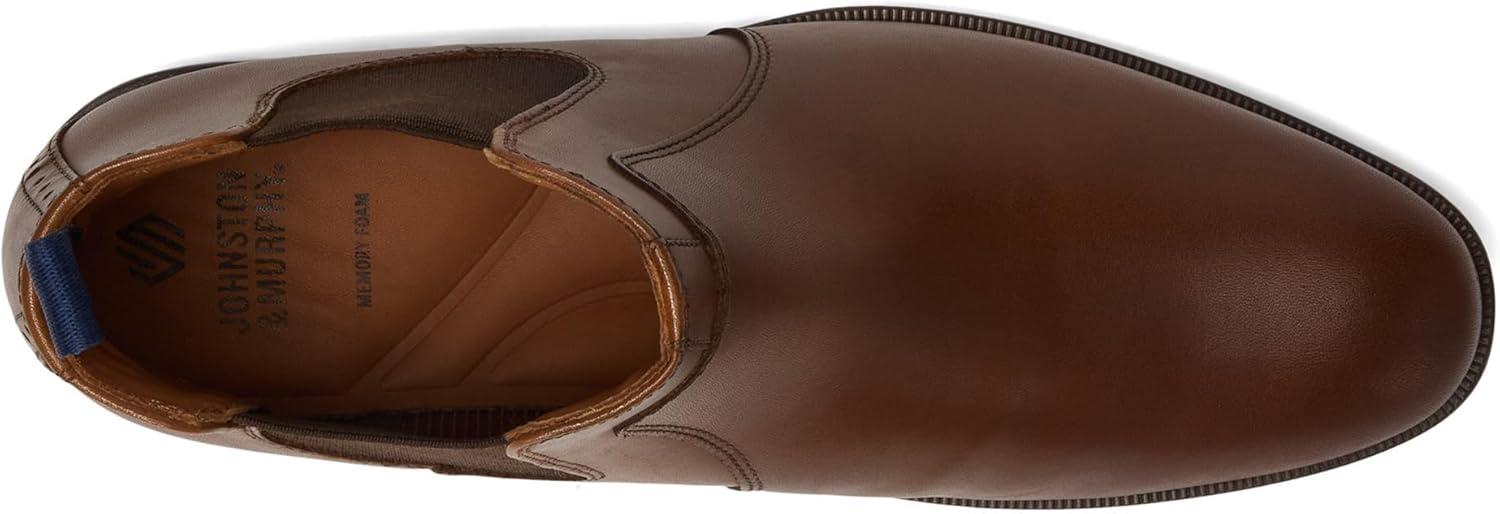 image:imageJohnston amp Murphy mens Reeve Chelsea BootsTan Full Grain