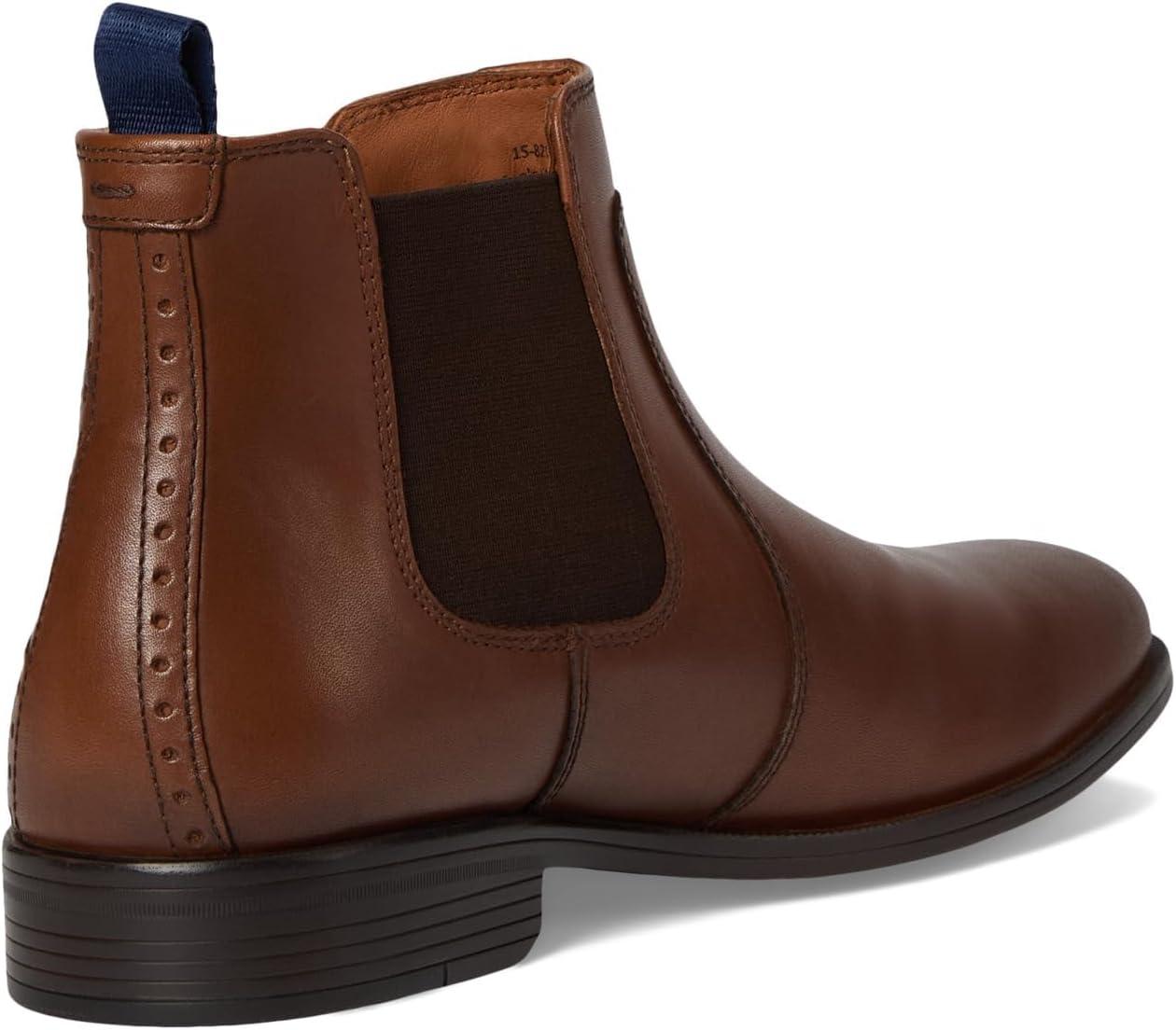 image:imageJohnston amp Murphy mens Reeve Chelsea BootsTan Full Grain
