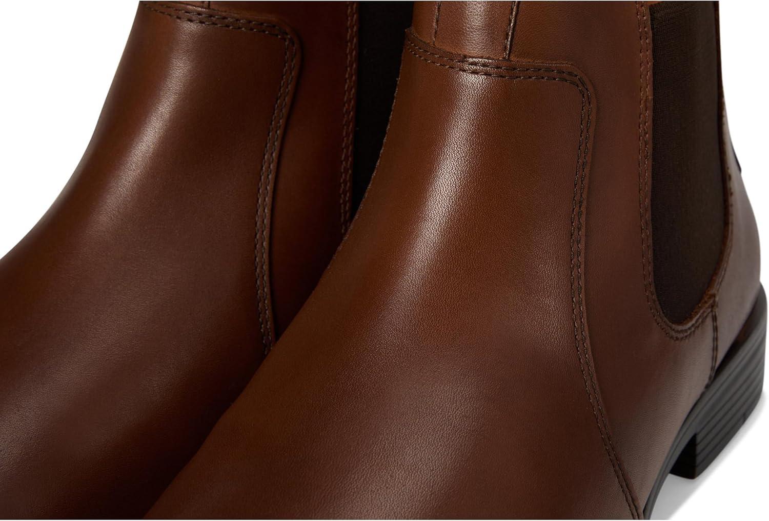image:imageJohnston amp Murphy mens Reeve Chelsea BootsTan Full Grain