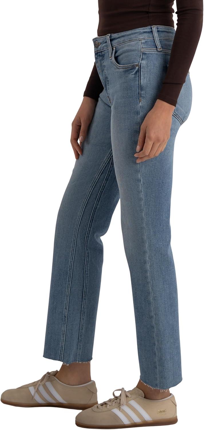 image:imageKUT from the Kloth Kelsey HighRise Fab Ab Ankle Flarenset LegAmaze