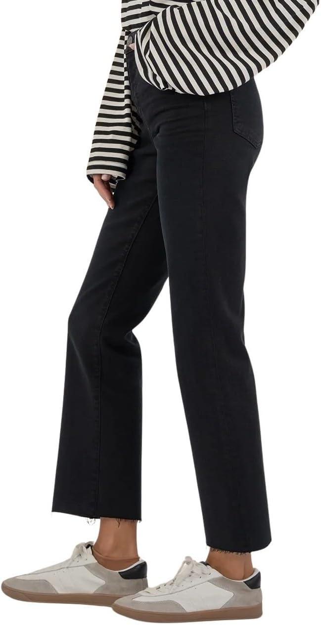 image:imageKUT from the Kloth Kelsey HighRise Fab Ab Ankle Flarenset LegBlue