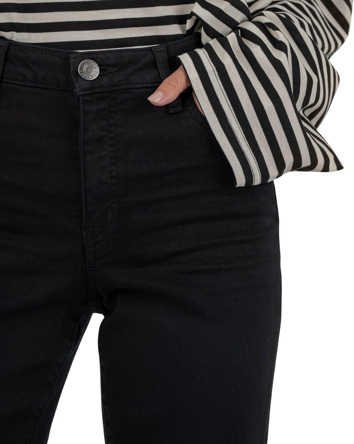 image:imageKUT from the Kloth Kelsey HighRise Fab Ab Ankle Flarenset LegBlue