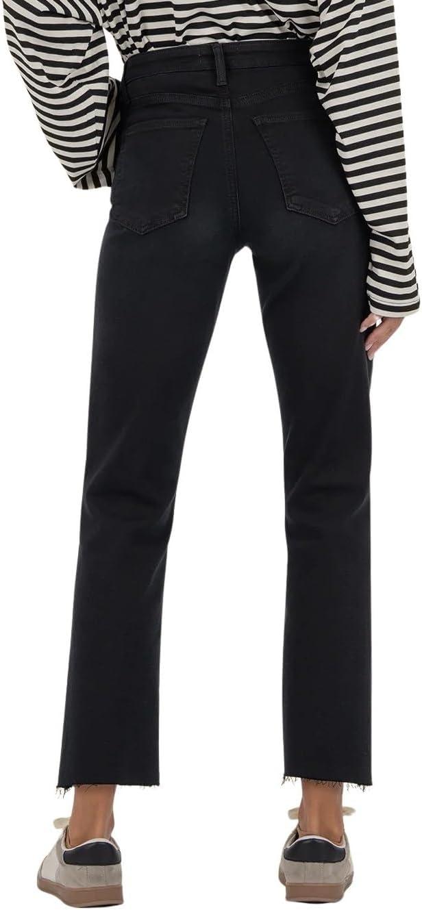 image:imageKUT from the Kloth Kelsey HighRise Fab Ab Ankle Flarenset LegBlue