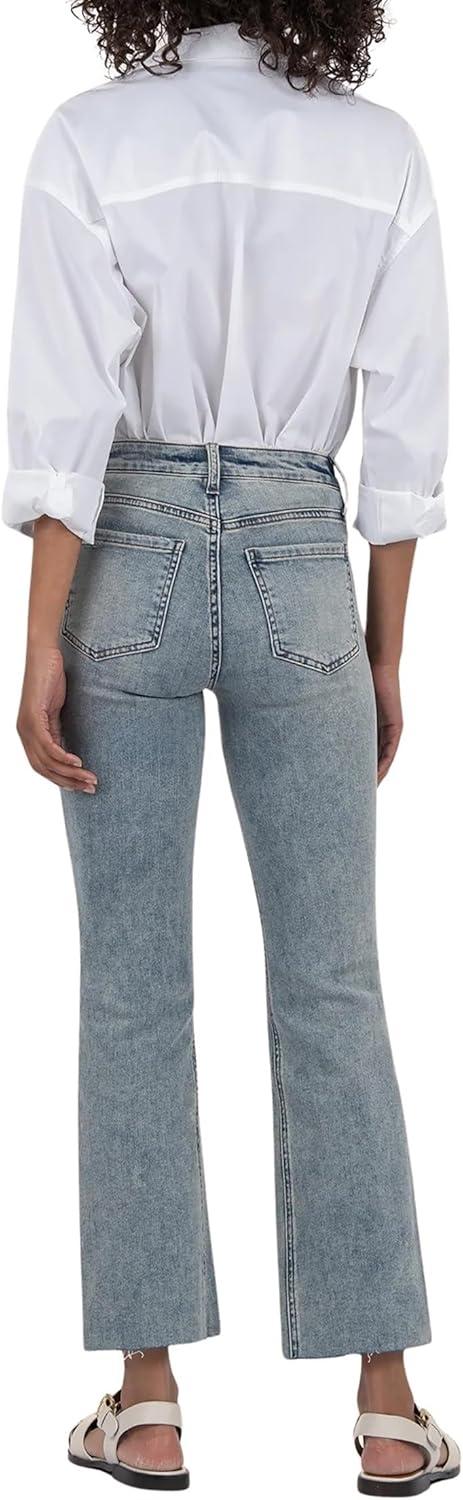image:imageKUT from the Kloth Kelsey HighRise Fab Ab Ankle Flarenset LegDevotion