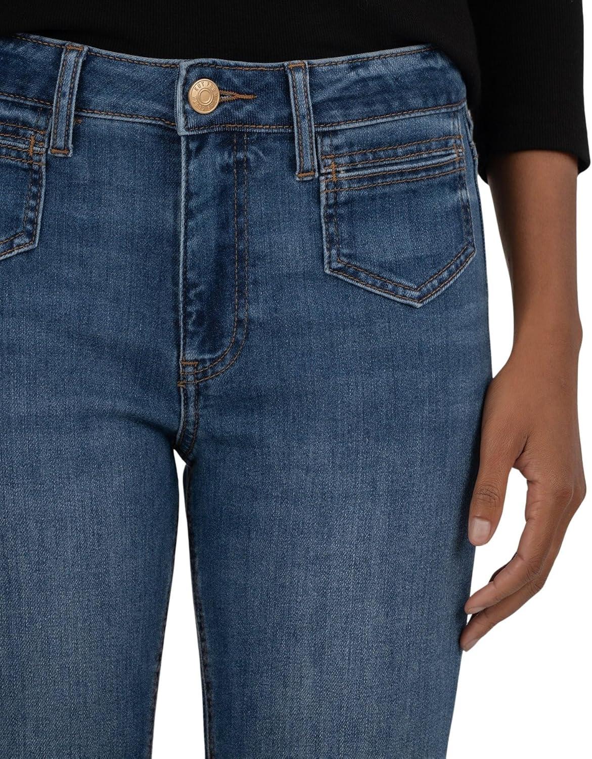 image:imageKUT from the Kloth Kelsey HighRise Fab Ab Ankle Flarenset LegUnbreakable