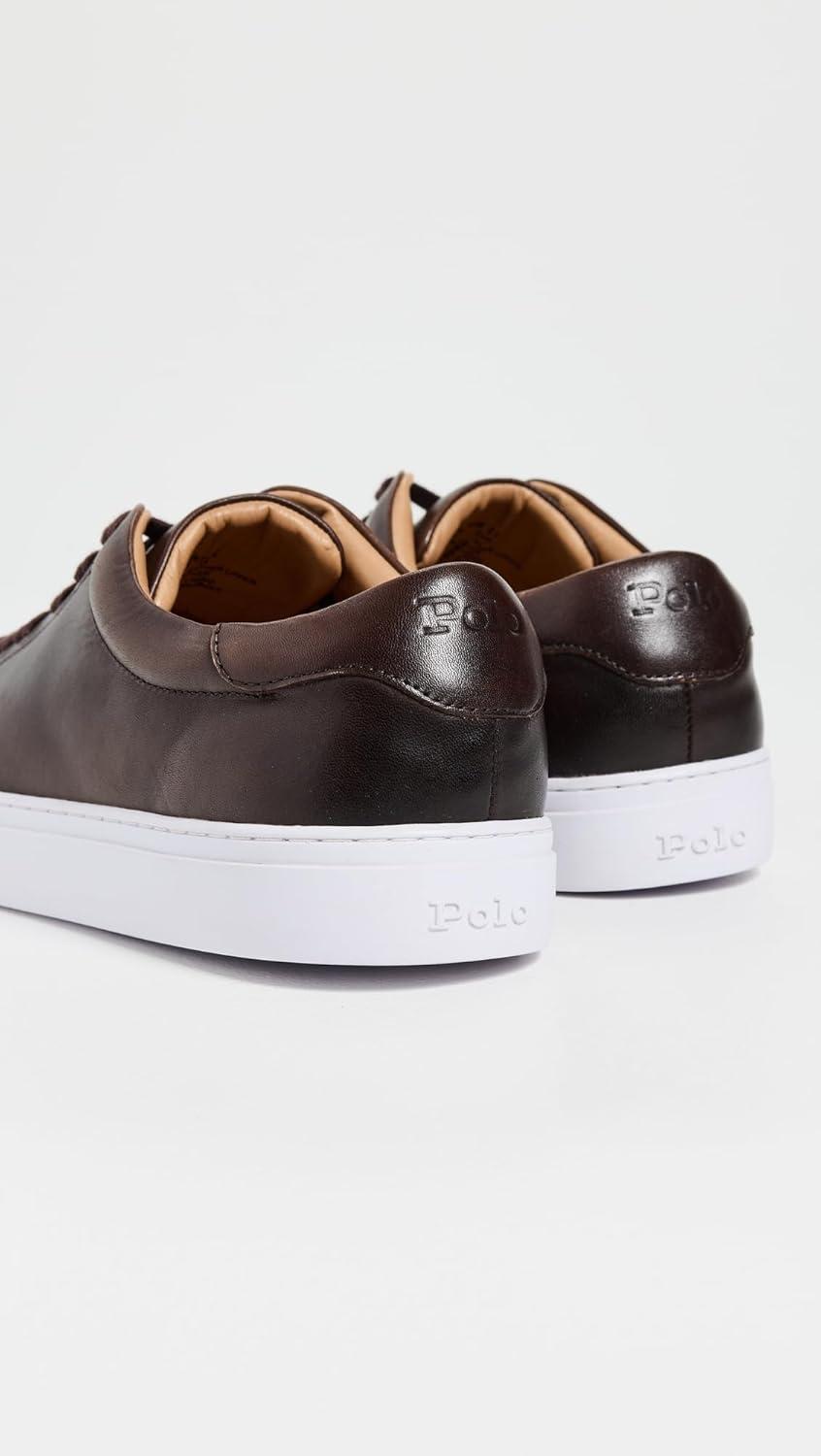 image:imagePOLO RALPH LAUREN Mens Jermain Ii Leather SneakersPolo Brown