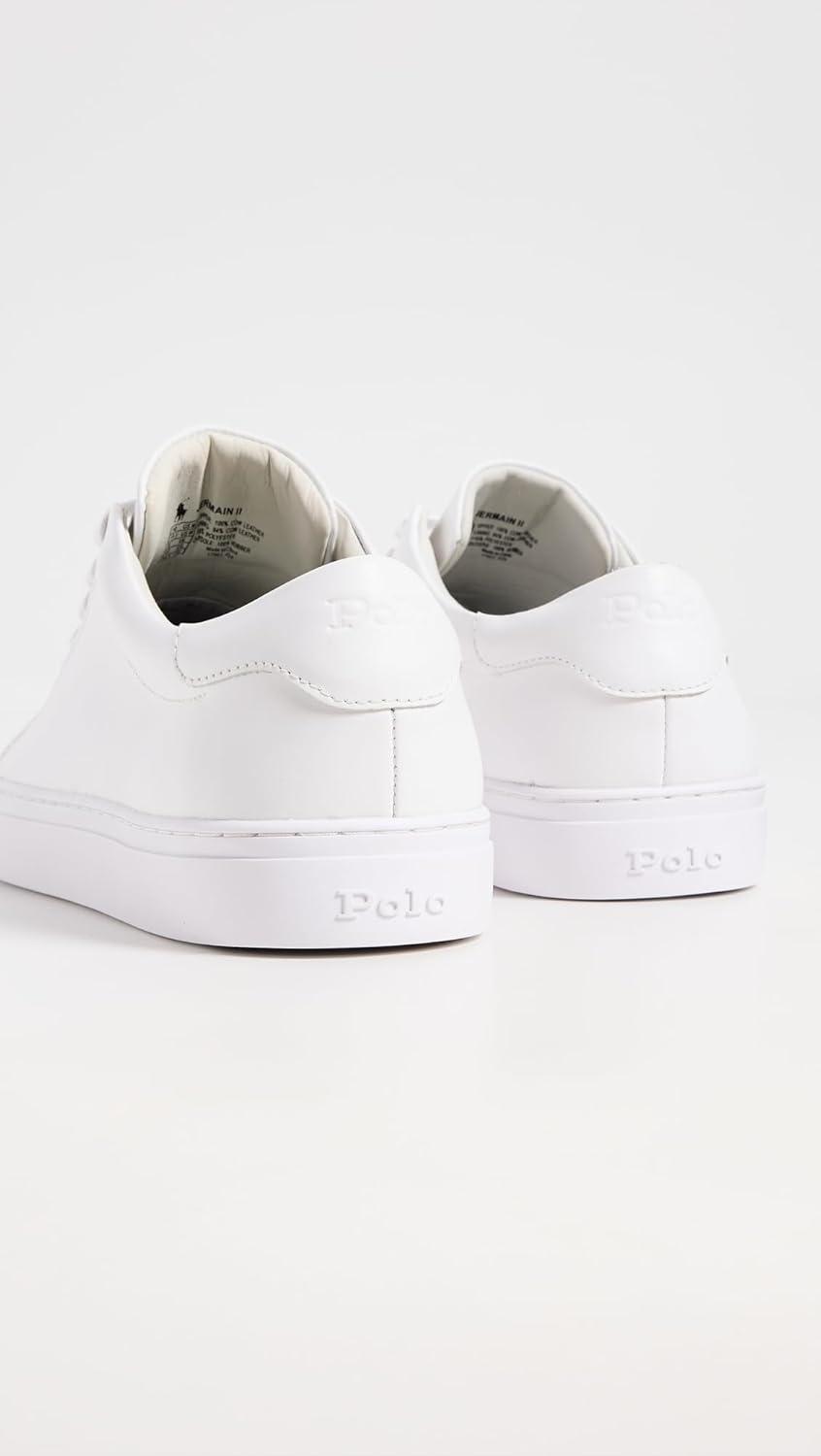 image:imagePOLO RALPH LAUREN Mens Jermain Ii Leather SneakersWhite