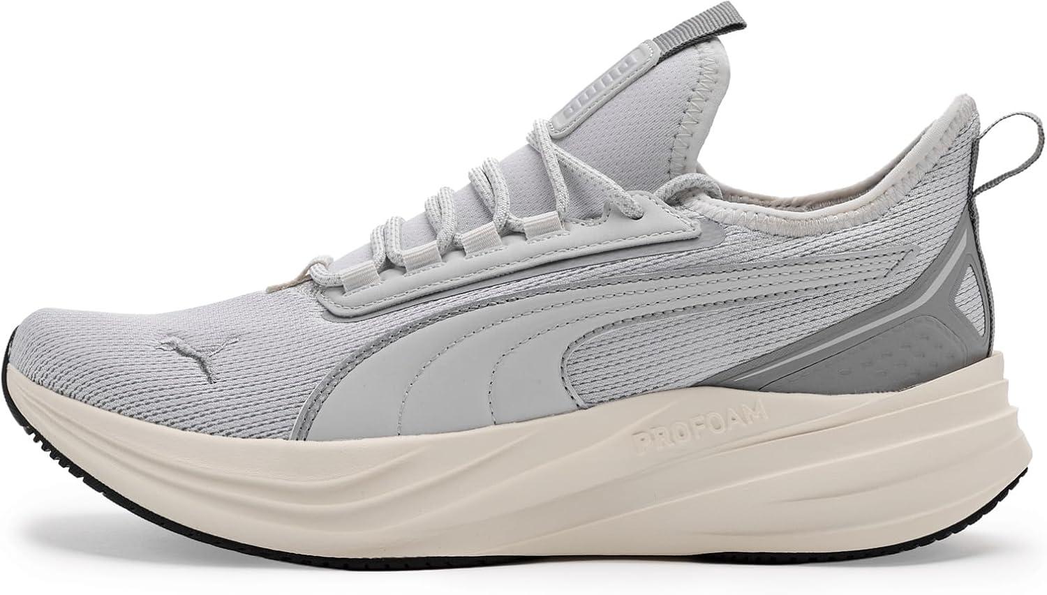 image:imagePuma Mens Darter Pro 2 Running ShoesFeather GrayWarm WhiteGray Echo