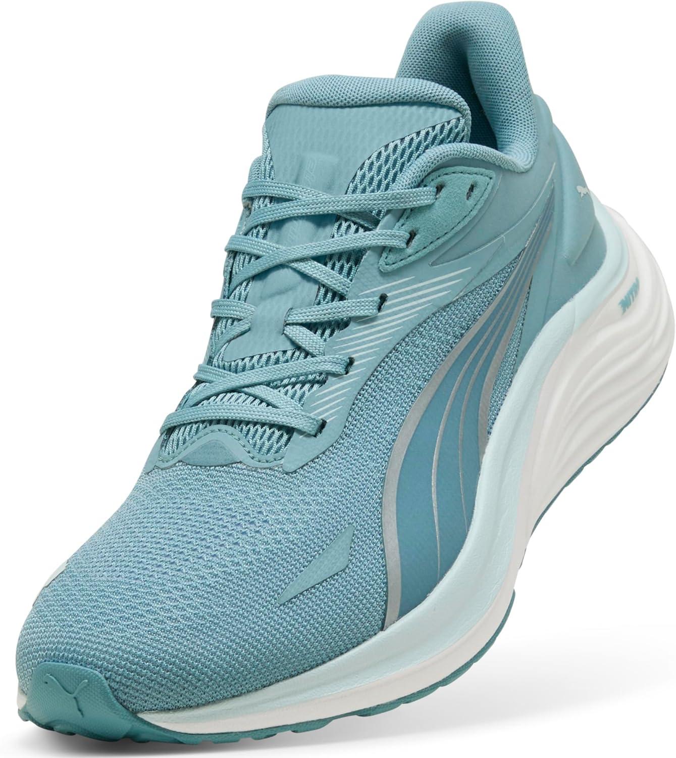image:imagePuma Mens Electrify Nitro 4 Running ShoesBaltic Sea Bluefresh Waterpuma Silver