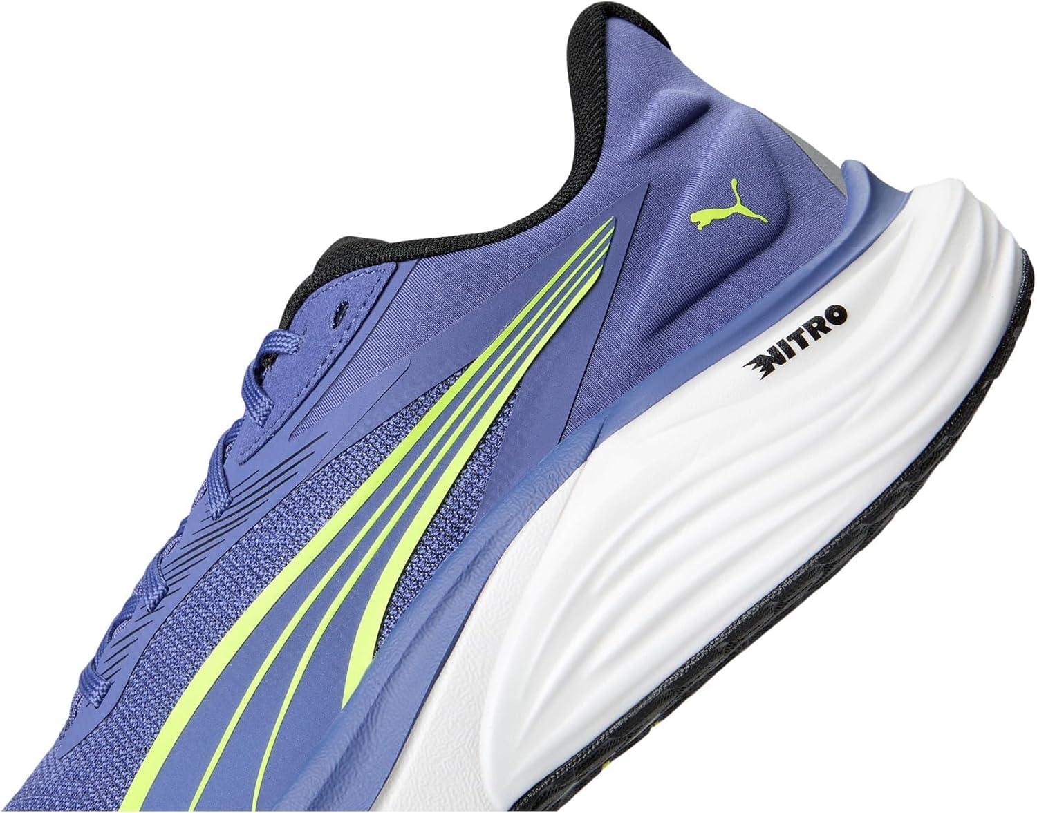 image:imagePuma Mens Electrify Nitro 4 Running ShoesBlue CrystalYellow Alert