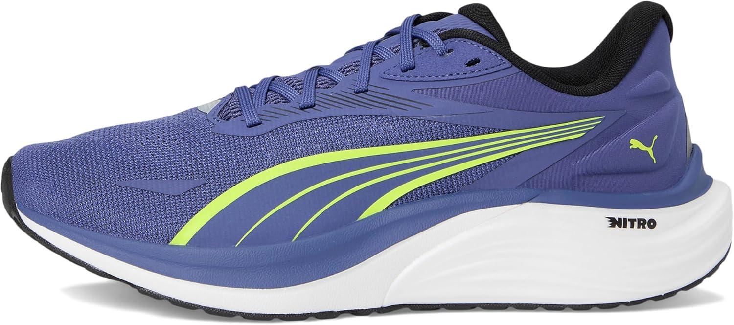 image:imagePuma Mens Electrify Nitro 4 Running ShoesBlue CrystalYellow Alert