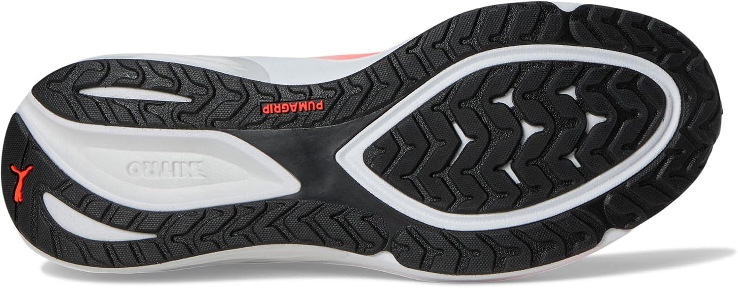image:imagePuma Mens Electrify Nitro 4 Running ShoesGlowing RedPuma WhiteFeather Gray