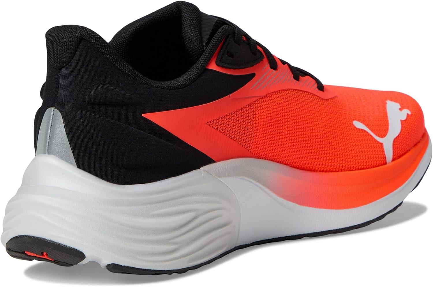 image:imagePuma Mens Electrify Nitro 4 Running ShoesGlowing RedPuma WhiteFeather Gray