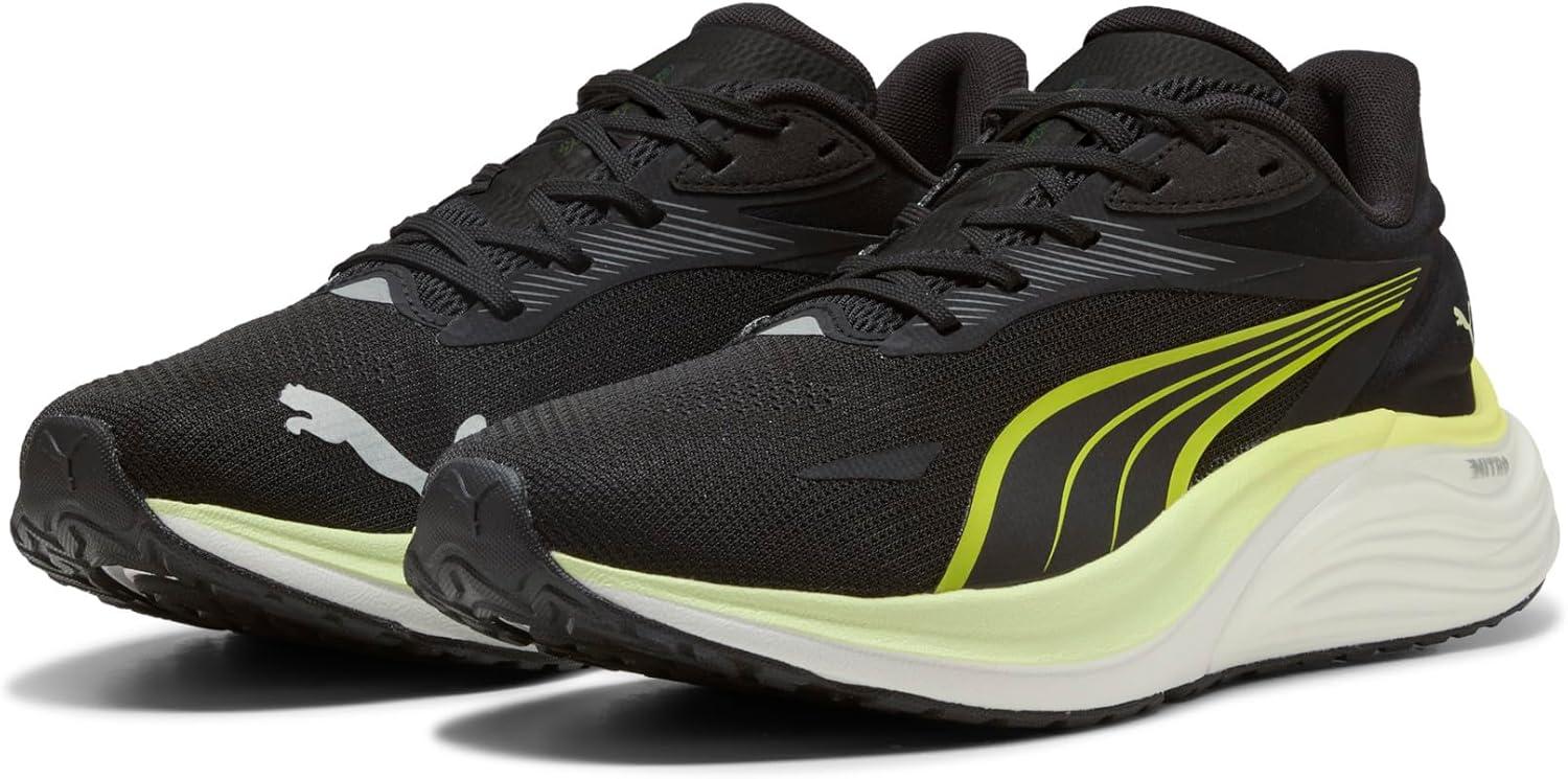 image:imagePuma Mens Electrify Nitro 4 Running ShoesPuma Blackapple Spritzlux Lime