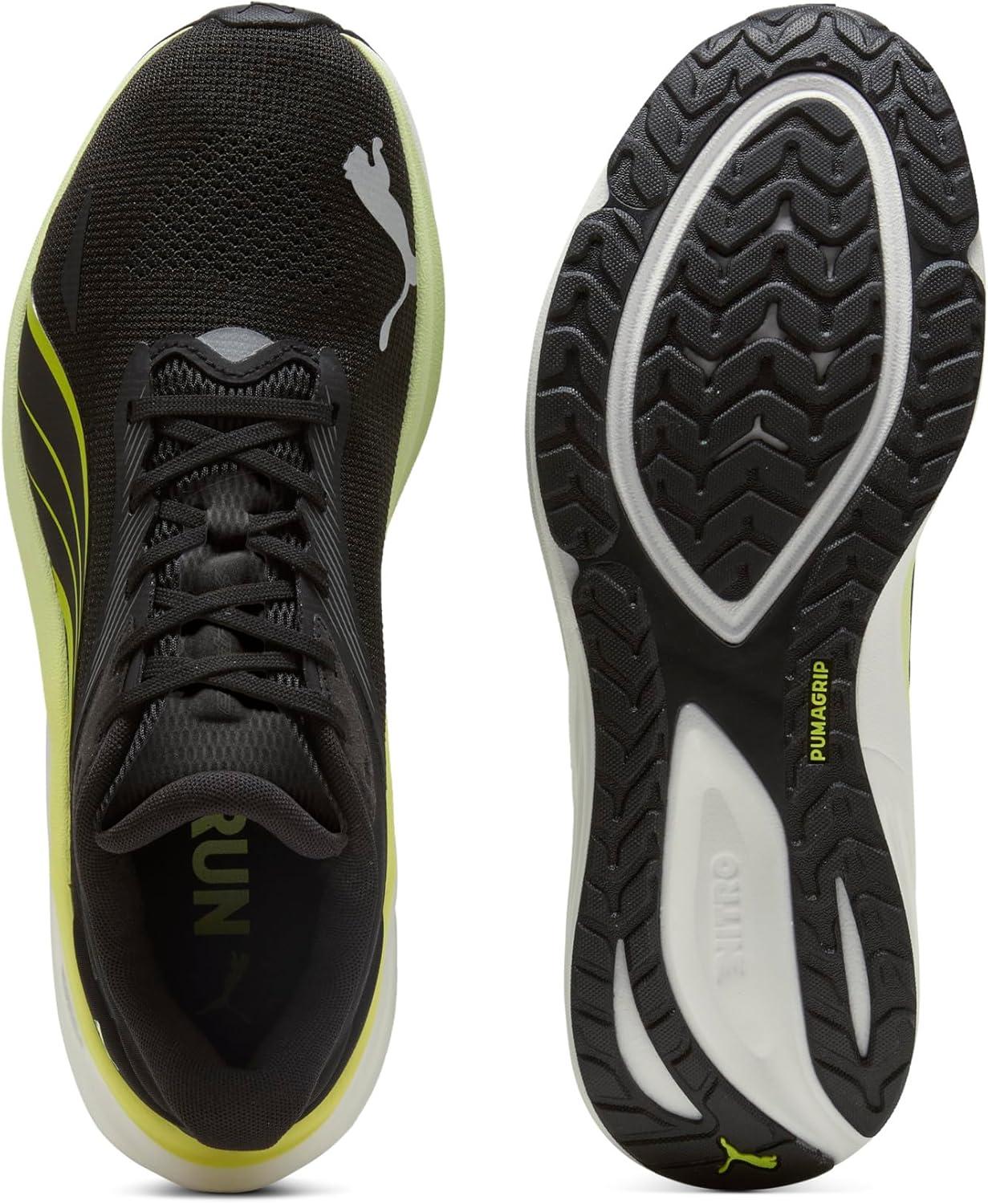 image:imagePuma Mens Electrify Nitro 4 Running ShoesPuma Blackapple Spritzlux Lime